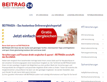 Tablet Screenshot of beitrag24.de